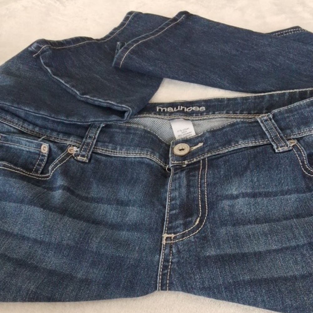 Maurices Womens Blue Jeans Size 18 Short